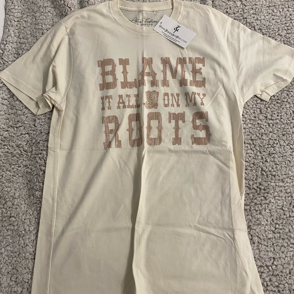 Blame It All On My Roots Graphic Tee